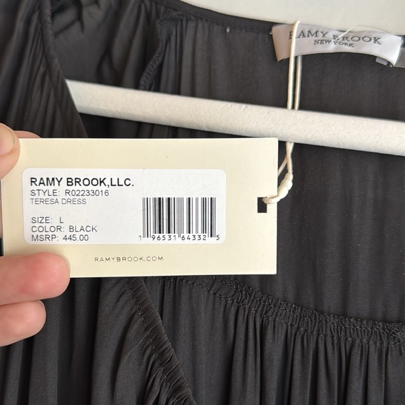 Ramy Brook - Teresa Dress - size L - Black - NWT - perfect holiday party dress - Picture 8 of 8